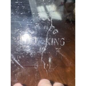 Vintage Fire king Clear Glass 9in Pie‎ Dish #450 OLA51